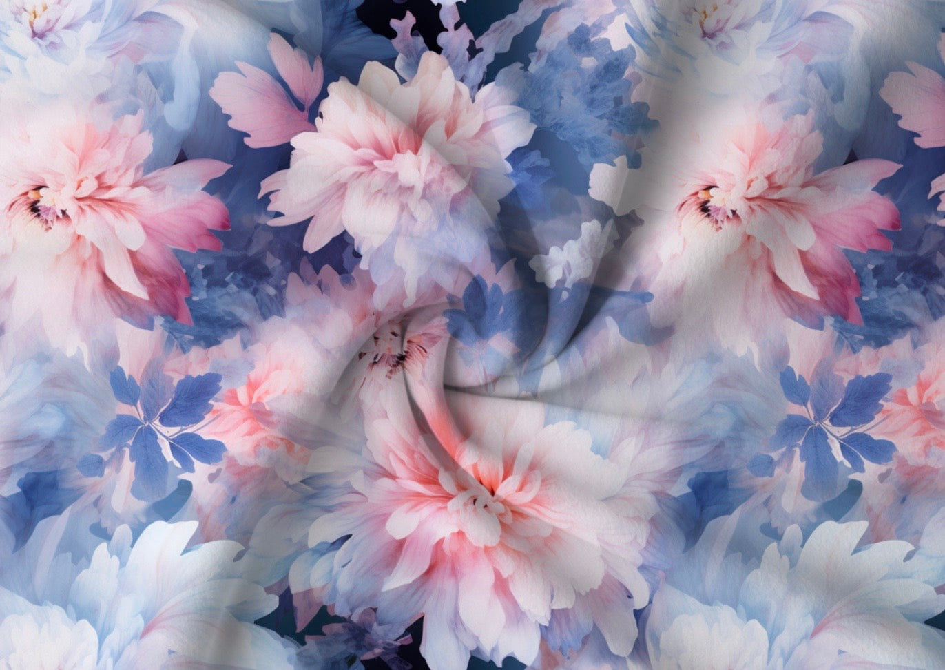 Aquarell Rose Blumen Bio Stoff